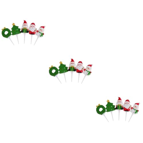 UPKOCH 3 Sätze Add- Zum Dekorieren Von Kuchen Cupcake-topper Für Weihnachten Weihnachtskuchen Topper Weihnachtsdeko Weihnachtsmotiv Weihnachtskuchen Kuchendeckel Harz 5 Stück * 3 UPKOCH 3 Sätze Add- Zum Dekorieren Von Kuchen Cupcake-topper Für Weihnachten Weihnachtskuchen Topper Weihnachtsdeko Weihnachtsmotiv Weihnachtskuchen Kuchendeckel Harz 5 Stück * 3 von UPKOCH