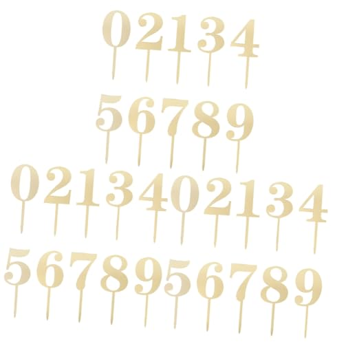 UPKOCH 3 Sätze Digitale Torteneinlage Geburtstag Jubiläum Sonic-kuchenaufsätze Zahlen-kuchenaufsatz Torten Deko Cake Pop Deko Zubehör Für Partykuchen Kuchen Picks Acryl 20 Stücke * 3 UPKOCH 3 Sätze Digitale Torteneinlage Geburtstag Jubiläum Sonic-kuchenaufsätze Zahlen-kuchenaufsatz Torten Deko Cake Pop Deko Zubehör Für Partykuchen Kuchen Picks Acryl 20 Stücke * 3 von UPKOCH