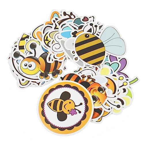 UPKOCH 3 Sätze Kreative Bienen Aufkleber Selbstklebende Sticker für Notizbücher Handys Teilig aus Vielseitig Einsetzbar für Dekoration und DIY Projekte von UPKOCH