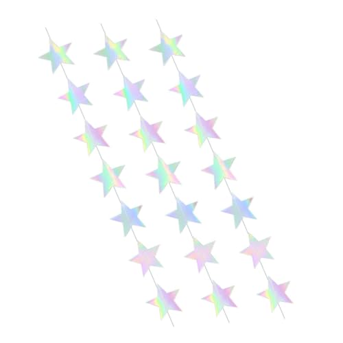UPKOCH 3 Saiten Bunte Anhänger Streamer Hintergrund Dekoration Geburtstag Lametta Glow Party Party Lichter Aufkleber Stern Party Streamer Hintergrund Girlande Papier UPKOCH 3 Saiten Bunte Anhänger Streamer Hintergrund Dekoration Geburtstag Lametta Glow Party Party Lichter Aufkleber Stern Party Streamer Hintergrund Girlande Papier von UPKOCH