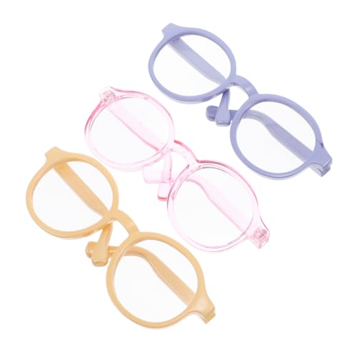 UPKOCH 3 Stück Puppenbrille Requisiten Neuheit Brille Miniaturbrille Puppe Verkleiden Sich Brillen Winzige Gläser Tun So, Als Ob Sie Eine Brille Hätten Plastik UPKOCH 3 Stück Puppenbrille Requisiten Neuheit Brille Miniaturbrille Puppe Verkleiden Sich Brillen Winzige Gläser Tun So, Als Ob Sie Eine Brille Hätten Plastik von UPKOCH