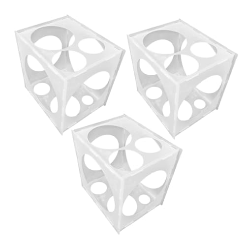 UPKOCH 3 Stück Transparente Ballon Messwürfel Zusammenklappbar Präzises Messwerkzeug für Partydekorationen Ballongrößenbestimmung Leicht Tragbar Für Eventplaner und DIY von UPKOCH