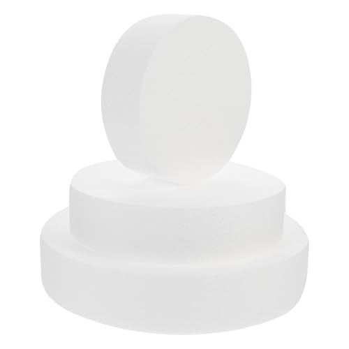 3 Stücke Styropor Torten Rund Form Styroporscheiben 3 Stöckig Cake Tortenrohling Kuchen für Hochzeit Geburtstagstorte DIY Basteln Handwerk 3 Stücke Styropor Torten Rund Form Styroporscheiben 3 Stöckig Cake Tortenrohling Kuchen für Hochzeit Geburtstagstorte DIY Basteln Handwerk von UPKOCH