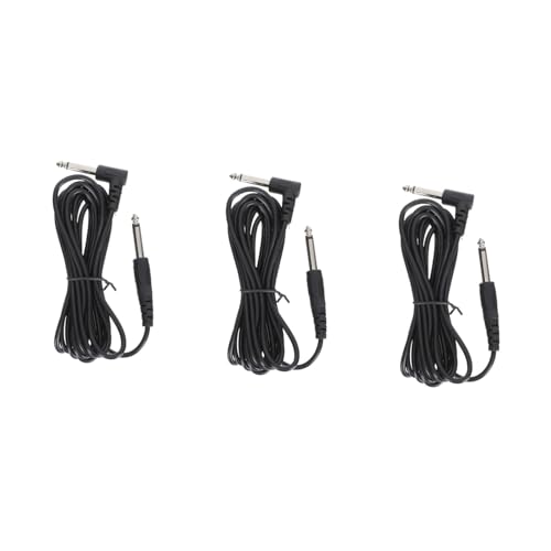 UPKOCH 3 Stücke Teiliges Klinkenkabel Robustes Gitarren Audio Verbindungskabel Langlebiges Lautsprecherkabel Kompatibel Einfache Handhabung und Gute Signalübertragung UPKOCH 3 Stücke Teiliges Klinkenkabel Robustes Gitarren Audio Verbindungskabel Langlebiges Lautsprecherkabel Kompatibel Einfache Handhabung und Gute Signalübertragung von UPKOCH