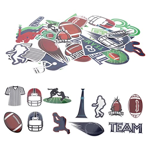 UPKOCH 30blätter Fußball Aufkleber Für Bunte Rugby Sticker Für Dekoration Partygeschenke Gepäck Und Reisen Für Fußball-Events Und Kreative Bastelprojekte UPKOCH 30blätter Fußball Aufkleber Für Bunte Rugby Sticker Für Dekoration Partygeschenke Gepäck Und Reisen Für Fußball-Events Und Kreative Bastelprojekte von UPKOCH