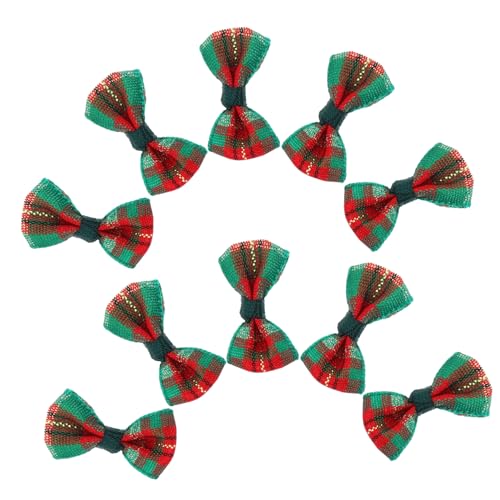 UPKOCH 30stücke Mini Schleifen Für DIY Bastelprojekte Dekorative Bogen Für Puppen Kleidung Und Hochzeiten Vielseitig Einsetzbar Rot-grün Kariert von UPKOCH