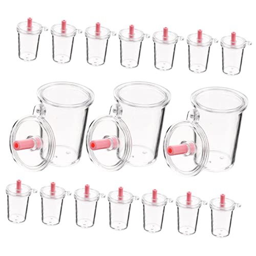UPKOCH 30stücke Plastik Becher Charms Für Schmuck Für Schlüsselanhänger Ohrringe Halsketten Und Armbänder Dekoration Für Kreative Bastelprojekte von UPKOCH