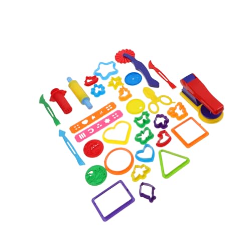 UPKOCH 32 Stück Teiliges DIY Knetset für Bunte Formen für Modelliermasse Inklusive Nudel Dreieck und Quadratwerkzeugen Pädagogisches Lernspielzeug für Jungen und Mädchen UPKOCH 32 Stück Teiliges DIY Knetset für Bunte Formen für Modelliermasse Inklusive Nudel Dreieck und Quadratwerkzeugen Pädagogisches Lernspielzeug für Jungen und Mädchen von UPKOCH