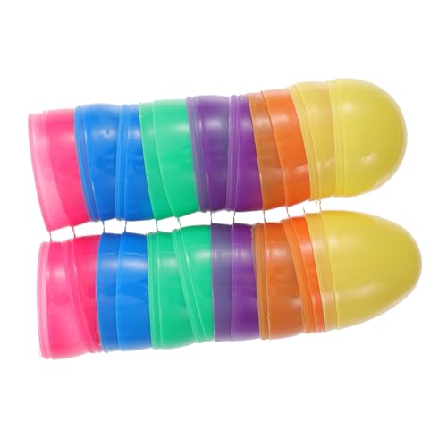 UPKOCH 36 Stück Osterei Jumbo Kind Pastell Weiß befüllbar groß Party leer Plastik Colorful UPKOCH 36 Stück Osterei Jumbo Kind Pastell Weiß befüllbar groß Party leer Plastik Colorful von UPKOCH