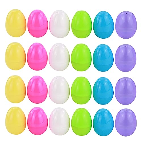 UPKOCH 36st Osterei Eierpulver Eier Für Die Party Eierspielzeug Für Kleinkinder Von 1–3 Jahren -dekorationsset Netz Weidenkorb Mit Deckel Mini-serviertablett von UPKOCH