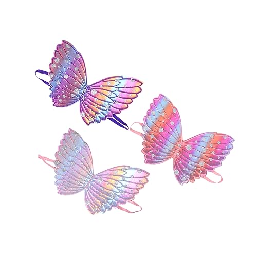 UPKOCH 3St Engel Schmetterlingsflügel Feenflügel für Mädchen Kinder-Outfits kinder halloween kostüm halloween-kostüme für kinder Babykleidung Kleidung für neugeborene Jungen bilden Rock von UPKOCH