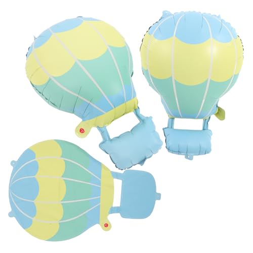 UPKOCH Elegante Aluminiumfolienballons in Heißluftballonform Dekorationen Für Geburtstagsfeiern Schulveranstaltungen von UPKOCH