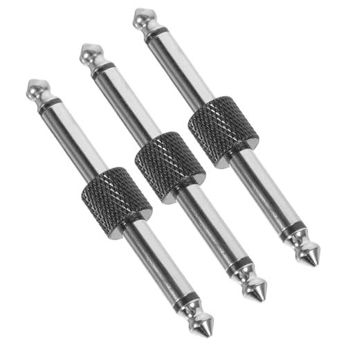 UPKOCH 3Stücke Gitarren Pedal Adapter Gerade Stecker für Pedalboard Verbindung Robustes für Stabile für Musiker Unterwegs von UPKOCH