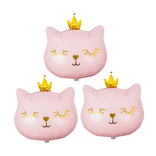 UPKOCH 3Stücke Teiliges Katzen Ballon Set mit Cartoon Kätzchen Luftballons für Geburtstagsfeiern und Hochzeiten Hochwertige Aluminiumfolie Langlebig und Elegant Deko UPKOCH 3Stücke Teiliges Katzen Ballon Set mit Cartoon Kätzchen Luftballons für Geburtstagsfeiern und Hochzeiten Hochwertige Aluminiumfolie Langlebig und Elegant Deko von UPKOCH