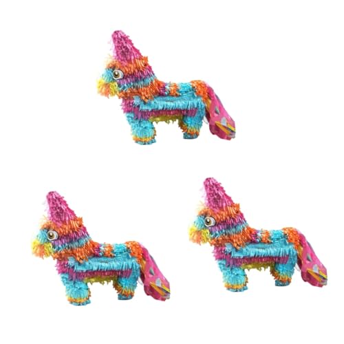 UPKOCH 3st Partydekorationen Regenbogen-piñata Süßigkeiten-pinata-spiel Mexikanische Piñata Pinata Für Erwachsene Cinco De Mayo Regenbogen-gastgeschenke Erwachsener Zubehör von UPKOCH