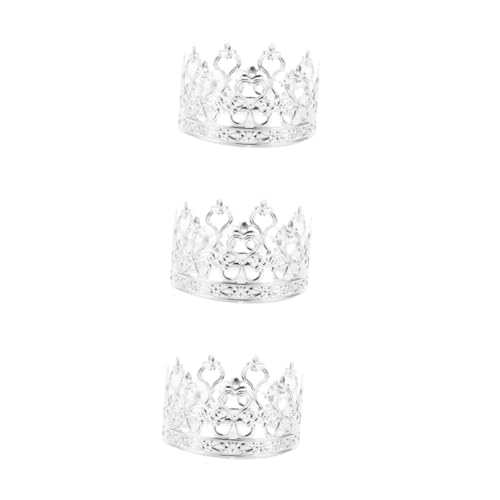 UPKOCH 3st Kronenkuchen Dekorieren Königskrone Tortenaufsatz Kuchendekorationen Nähen Tortenaufsätze Für Mädchen Nähen Vintage-krone-kuchen-deckel Kronen-gastgeschenke Silver Eisenblech UPKOCH 3st Kronenkuchen Dekorieren Königskrone Tortenaufsatz Kuchendekorationen Nähen Tortenaufsätze Für Mädchen Nähen Vintage-krone-kuchen-deckel Kronen-gastgeschenke Silver Eisenblech von UPKOCH