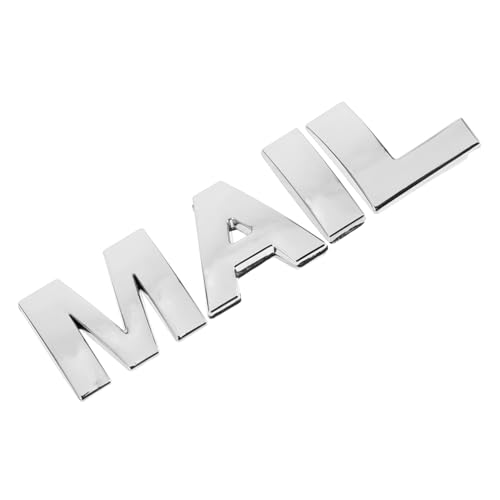 UPKOCH 4 Sätze Metallbuchstaben Aufkleber Selbstklebende Buchstaben Für Briefkästen Wetterfest Und Vielseitig Für Mailboxen Und 4 Stück * 4 UPKOCH 4 Sätze Metallbuchstaben Aufkleber Selbstklebende Buchstaben Für Briefkästen Wetterfest Und Vielseitig Für Mailboxen Und 4 Stück * 4 von UPKOCH