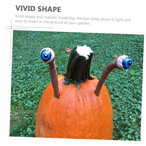 UPKOCH 4 Stck. Teiliges Halloween Deko mit Gruseligen Vinyl Augen Wetterfeste Bonsai Pflanzendeko für Garten Terrasse und Rasen Leichte Kompakte Decoration für Halloween Party und Outdoor von UPKOCH