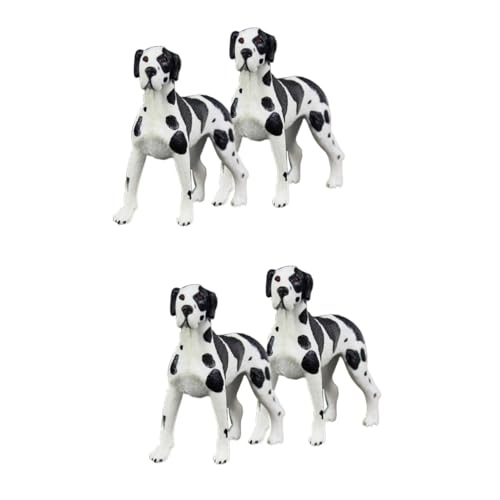 UPKOCH 4 Stück Hundeschmuck Spielzeug Hunde für Kinder spielzeughund für Kinder Outdoor-Spielzeug für Kleinkinder Armaturenbrettdekorationen für Autos Welpe Modelle Erziehungshundemodell von UPKOCH