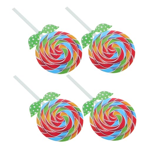 UPKOCH 4 Stück Lollipop Requisiten Lollis Riesige Süßigkeiten Requisiten Fotoautomaten Requisiten Für Lollipop Künstlicher Lollipop Produktfotografie Requisiten Fotostudio von UPKOCH