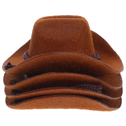 UPKOCH 4 Stück Mini-cowboyhüte Zum Basteln, Beflockt, Winzige Süße Miniatur-puppenhüte Für Puppenhauszubehör, Puppen-ankleide-Requisiten, DIY-projekte, Western-Party-Dekorationen UPKOCH 4 Stück Mini-cowboyhüte Zum Basteln, Beflockt, Winzige Süße Miniatur-puppenhüte Für Puppenhauszubehör, Puppen-ankleide-Requisiten, DIY-projekte, Western-Party-Dekorationen von UPKOCH