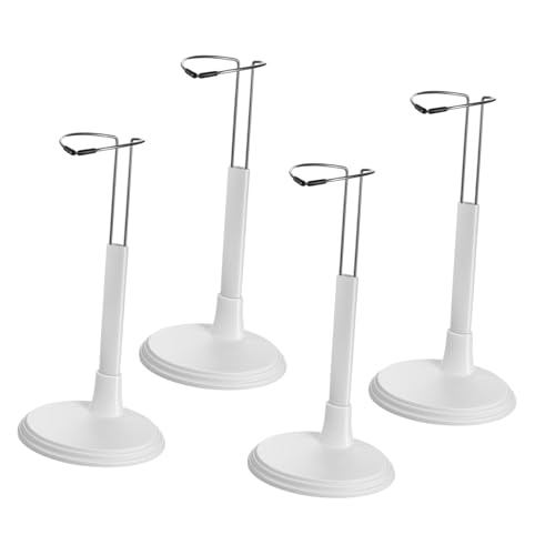 UPKOCH 4 Stück Puppenbestand Mädchen Kind Gestell Unterstützung Mini Puppenregale Halter Figurenanzeigebestände Puppe Steht Puppeninhaber Stehen Actionfigur Steht Puppenständer Plastik von UPKOCH