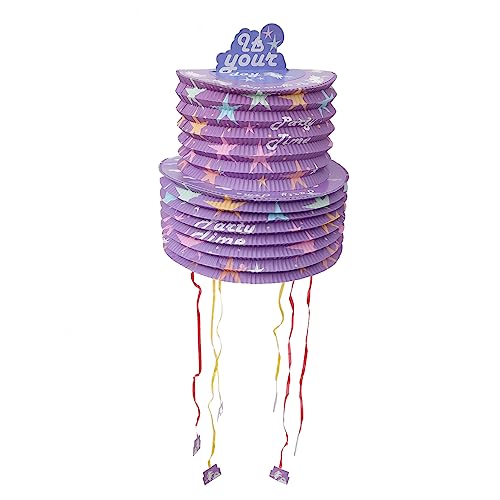 UPKOCH 4 Stück Schnur Pinata-Geschenkbox Spielzeug kinder party mexikanische Piñata lustige Laternen-Pinata Geburtstag Laterne Pinata Party-Laternen-Pinata draussen Draht ziehen schmücken von UPKOCH