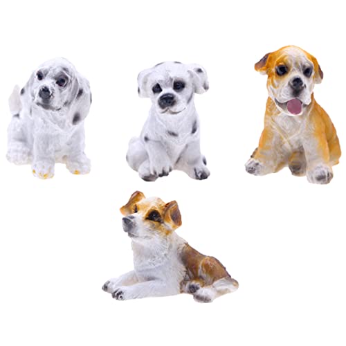 UPKOCH Miniatur-hundefiguren 4 Stück Harz Tierornamente Bonsai-welpenmodelle Tierspielzeug Für Jungen Und Mädchen Heimdekoration UPKOCH Miniatur-hundefiguren 4 Stück Harz Tierornamente Bonsai-welpenmodelle Tierspielzeug Für Jungen Und Mädchen Heimdekoration von UPKOCH