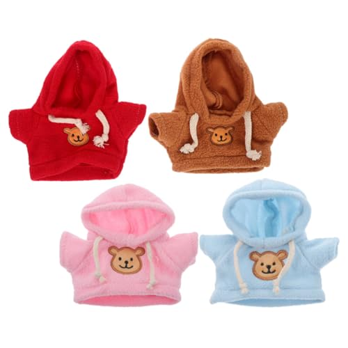 UPKOCH 4 Stück Sweatshirt -Puppe -bär-kostüm Plüschige Kleidung Kuscheltiere Kleidung Bärenkleidung Kleidung Für Plüschtiere Puppenkleidung Stoff UPKOCH 4 Stück Sweatshirt -Puppe -bär-kostüm Plüschige Kleidung Kuscheltiere Kleidung Bärenkleidung Kleidung Für Plüschtiere Puppenkleidung Stoff von UPKOCH