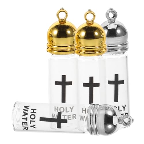 UPKOCH Stabiles Leeres Weihwasserflaschen-set Aus Glas 4-teilig Für Die Taufe Katholische Kirchendekoration Und Religiöse Rituale UPKOCH Stabiles Leeres Weihwasserflaschen-set Aus Glas 4-teilig Für Die Taufe Katholische Kirchendekoration Und Religiöse Rituale von UPKOCH