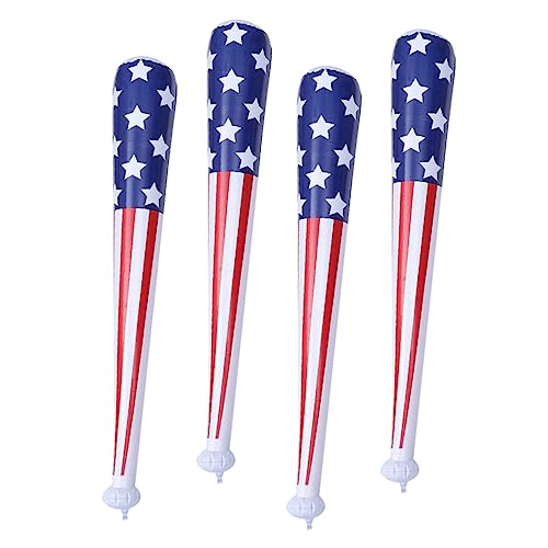UPKOCH 4 Stück Teiliges Aufblasbare Baseballschläger mit US Flaggen Design Leichtes Wiederverwendbares Party Dekoration für Unabhängigkeitstag Foto Requisiten und Outdoor Sportevents UPKOCH 4 Stück Teiliges Aufblasbare Baseballschläger mit US Flaggen Design Leichtes Wiederverwendbares Party Dekoration für Unabhängigkeitstag Foto Requisiten und Outdoor Sportevents von UPKOCH