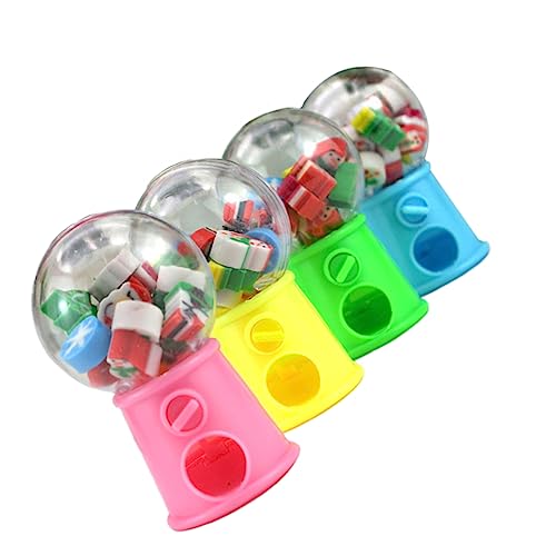 UPKOCH 4 Stück Teiliges Mini Radiergummis Cartoon Radierer Weihnachtsformen Herz Tannenbaum Buntstifte Schüler Schreibwaren Zufällige Farben Zufällige Farbe von UPKOCH