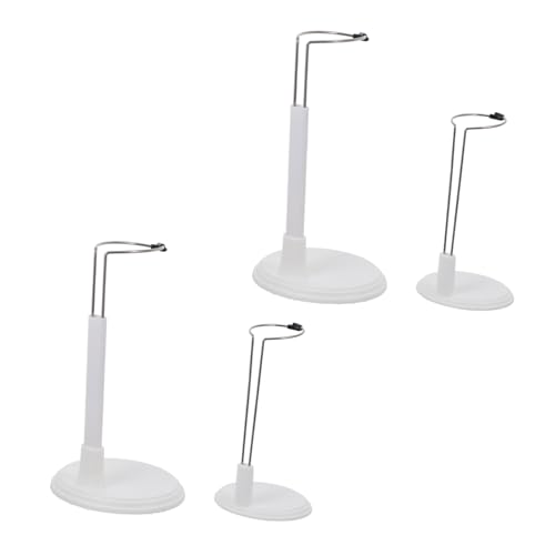 UPKOCH 4 Stück Teiliges Weiße Puppenständer aus Edelstahl Verstellbare Doll Display Stands Stabile Halterungen für Figuren Leicht für Sammler und Dekoration UPKOCH 4 Stück Teiliges Weiße Puppenständer aus Edelstahl Verstellbare Doll Display Stands Stabile Halterungen für Figuren Leicht für Sammler und Dekoration von UPKOCH