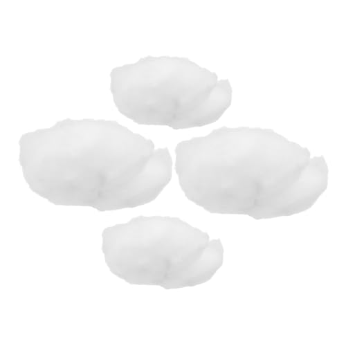 UPKOCH 4 Stück Wolkendekoration Hochzeit Dekoration fotohintergrund Party Dekoration Veranstaltungsdekoration Himmeldekoration Wolke für die Decke Deckendekorationen hängen Baumwolle Weiß von UPKOCH