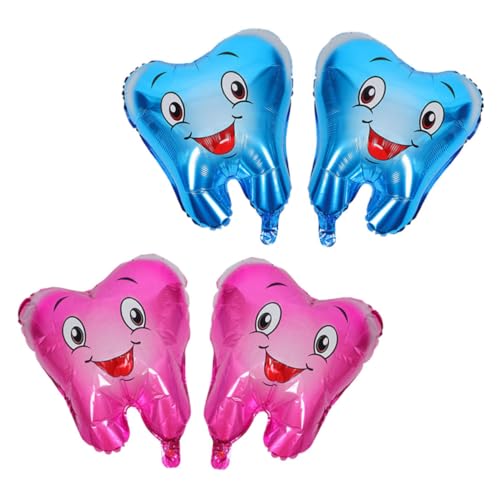 UPKOCH 4 Stück Zahnballons Aluminiumfolie Shower Party Dekoration Cartoon Zähne Thema Luftballons Abschlussfeier Kinderparty Zubehör UPKOCH 4 Stück Zahnballons Aluminiumfolie Shower Party Dekoration Cartoon Zähne Thema Luftballons Abschlussfeier Kinderparty Zubehör von UPKOCH