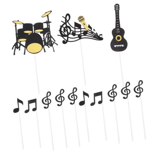 UPKOCH 40 Stück Kucheneinsatz musiker Kuchen Topper Musikalisches Symbol Cupcake Tortenaufsatz mit Schlagzeug Geburtstagskuchen Dekoration Musik-Cupcake Gitarren-Tortenaufsatz Papier UPKOCH 40 Stück Kucheneinsatz musiker Kuchen Topper Musikalisches Symbol Cupcake Tortenaufsatz mit Schlagzeug Geburtstagskuchen Dekoration Musik-Cupcake Gitarren-Tortenaufsatz Papier von UPKOCH