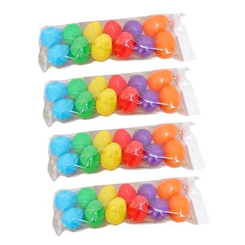 UPKOCH 48 Stück Bunte Ostereier zum Bemalen Teiliges Set aus Kunststoff für DIY Dekoration und für Familienaktivitäten zu Ostern von UPKOCH