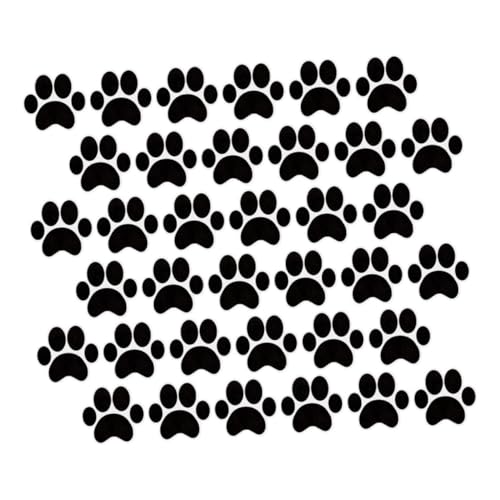 UPKOCH 49 Stück Teiliges Pfotenabdruck Wandtattoo aus langlebigem PVC rückstandsfrei ablösbar dekorative Wandsticker für Kinderzimmer Jungen Mädchen Babyzimmer Wohnzimmer Spielraum von UPKOCH