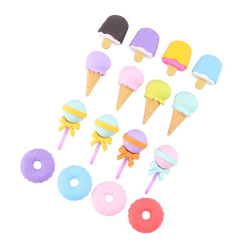 UPKOCH 4Stücke Tier Radiergummi Kreative Box für Niedliches Design mit Eiscreme Lollipop und Donut für Schulbedarf Schreibwaren und UPKOCH 4Stücke Tier Radiergummi Kreative Box für Niedliches Design mit Eiscreme Lollipop und Donut für Schulbedarf Schreibwaren und von UPKOCH