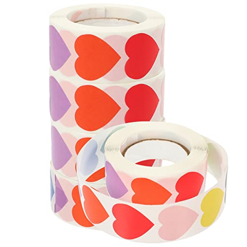 UPKOCH 5 Rollen Herzaufkleber Blanko Etiketten für Diy Selbstklebende Herz Sticker Farben für Karten und Bastelprojekte UPKOCH 5 Rollen Herzaufkleber Blanko Etiketten für Diy Selbstklebende Herz Sticker Farben für Karten und Bastelprojekte von UPKOCH