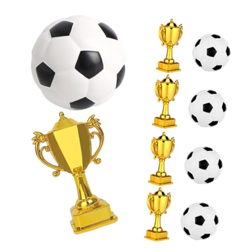 UPKOCH 5 Sätze Mini Fußball Pokale Gold Kunststoff Kleine Trophäen Kuchen Deko Sportparty Tischdeko Geburtstag Fußballfans UPKOCH 5 Sätze Mini Fußball Pokale Gold Kunststoff Kleine Trophäen Kuchen Deko Sportparty Tischdeko Geburtstag Fußballfans von UPKOCH
