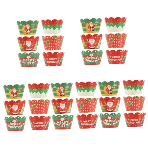 UPKOCH 5 Sätze Weihnachtsdekorationsrand Weihnachtsparty Accessoires Weihnachtsbacken Zubehör Kuchendeckel Geschlecht Offenbaren Dekoration Muffin-kuchen-wrap Partygeschenk 6 Stück * 5 UPKOCH 5 Sätze Weihnachtsdekorationsrand Weihnachtsparty Accessoires Weihnachtsbacken Zubehör Kuchendeckel Geschlecht Offenbaren Dekoration Muffin-kuchen-wrap Partygeschenk 6 Stück * 5 von UPKOCH