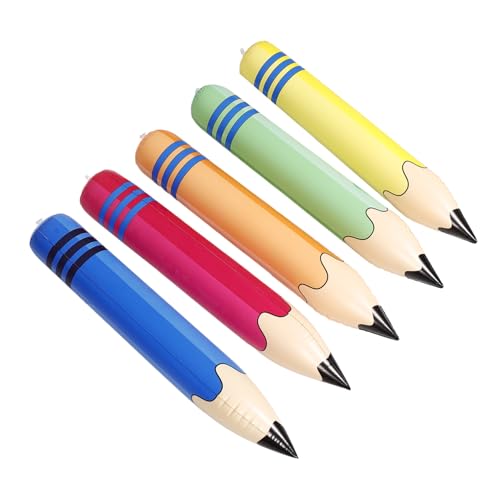 UPKOCH 5 Stück Aufblasbare Bleistifte Kind Übergroße Party Klassenzimmer Schule Große Buntstifte Blow Geburtstag Riesenpool Jumbo Bleistifte Folienballon Kuchen Aufblasbarer Ballon UPKOCH 5 Stück Aufblasbare Bleistifte Kind Übergroße Party Klassenzimmer Schule Große Buntstifte Blow Geburtstag Riesenpool Jumbo Bleistifte Folienballon Kuchen Aufblasbarer Ballon von UPKOCH