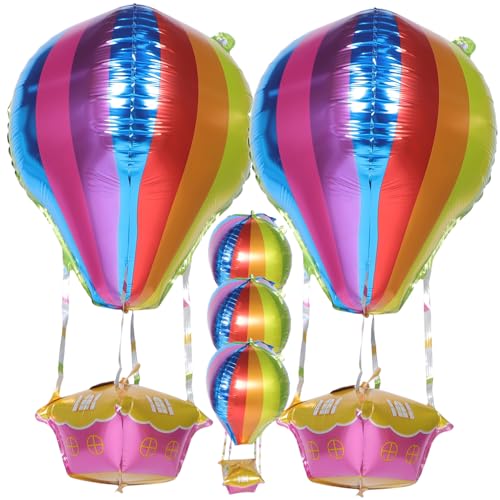 UPKOCH 5 Stücke Aluminium Film Heißluftballon Dekorationen Für Geburtstag Hochzeit Party Dekorative Luftballons UPKOCH 5 Stücke Aluminium Film Heißluftballon Dekorationen Für Geburtstag Hochzeit Party Dekorative Luftballons von UPKOCH