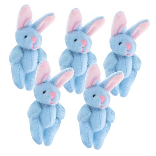 UPKOCH 5 Stück Gemeinsames Kaninchen Häschen Kuchen Topper Gefälligkeiten Für Hochzeitsfeiern Hase Gastgeschenke Hochzeitsdekorationen Mini-plüschkaninchen Sky-Blue Kurzer Plüsch UPKOCH 5 Stück Gemeinsames Kaninchen Häschen Kuchen Topper Gefälligkeiten Für Hochzeitsfeiern Hase Gastgeschenke Hochzeitsdekorationen Mini-plüschkaninchen Sky-Blue Kurzer Plüsch von UPKOCH