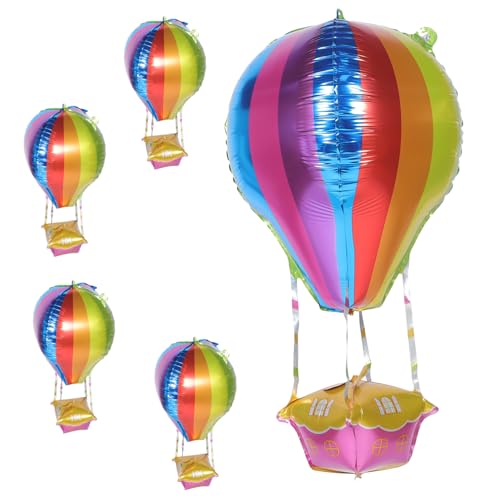UPKOCH 5 Stück Heißluftballon dekorative Luftballons Und Dekoration für Pastell Alles zum Geburtstag Ballon Neon Rosa hochzeitsdeko Party Folienballons Partyballon Aluminiumfolie UPKOCH 5 Stück Heißluftballon dekorative Luftballons Und Dekoration für Pastell Alles zum Geburtstag Ballon Neon Rosa hochzeitsdeko Party Folienballons Partyballon Aluminiumfolie von UPKOCH