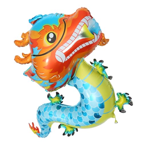 UPKOCH 5 Stück Teiliges Cartoon Drachen Luftballons aus Aluminiumfolie Blaue Chinesische Neujahrsdeko Einfach Aufzublasen Festliche Partydekoration für Jahr Des Drachen UPKOCH 5 Stück Teiliges Cartoon Drachen Luftballons aus Aluminiumfolie Blaue Chinesische Neujahrsdeko Einfach Aufzublasen Festliche Partydekoration für Jahr Des Drachen von UPKOCH
