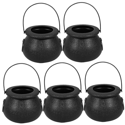UPKOCH 5 Stück Teiliges Halloween Mini Kleine Tragbare Süßigkeiteneimer mit Griff Stabiler Geeignet für Halloween Party Sammelbehälter für Süßigkeiten und Festdeko UPKOCH 5 Stück Teiliges Halloween Mini Kleine Tragbare Süßigkeiteneimer mit Griff Stabiler Geeignet für Halloween Party Sammelbehälter für Süßigkeiten und Festdeko von UPKOCH