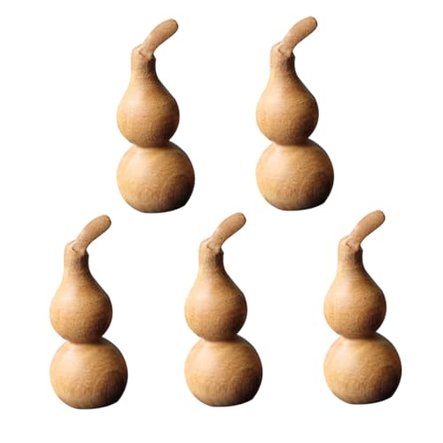 UPKOCH 5 Stück Teiliges Mini Holz Gourd Natürliche Holzverarbeitung Bruchfest Vielseitig für Schreibtisch Wand und Garten Traditionelles Chinesisches Schutzornament UPKOCH 5 Stück Teiliges Mini Holz Gourd Natürliche Holzverarbeitung Bruchfest Vielseitig für Schreibtisch Wand und Garten Traditionelles Chinesisches Schutzornament von UPKOCH