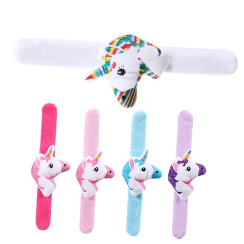 UPKOCH 5 Stück Teiliges Plüsch Einhorn Schnapparmband Kuschelige Animal Slap Armbänder für Kindergeburtstag Weiche Sichere Handgelenkbänder in Gemischten Farben Langlebig und Komfortabel UPKOCH 5 Stück Teiliges Plüsch Einhorn Schnapparmband Kuschelige Animal Slap Armbänder für Kindergeburtstag Weiche Sichere Handgelenkbänder in Gemischten Farben Langlebig und Komfortabel von UPKOCH